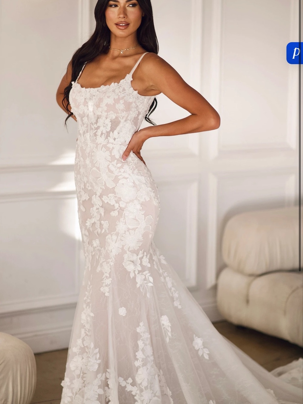 Martina Liana Style #1767 Label Size US 10 - Ivory/Rum - 2024